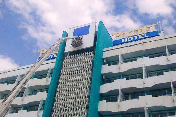 накрышная установка гостиница РАССВЕТ