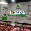 Настенное панно в продуктовом магазине